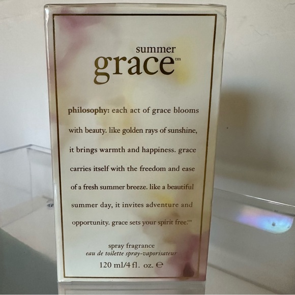 SUMMER GRACE spray perfume. 4fl oz new never opened. Philosophy - Picture 1 of 7